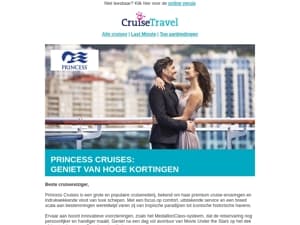 Princess Cruises: geniet van hoge kortingen