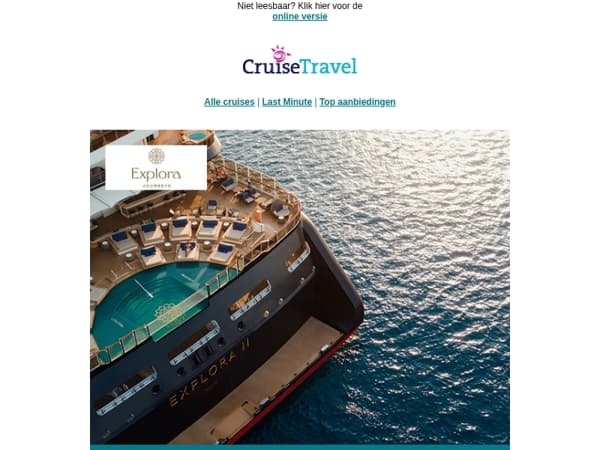 Een zee van luxe met Explora Journeys