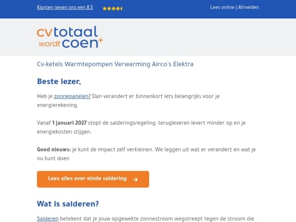Einde saldering, wat nu?