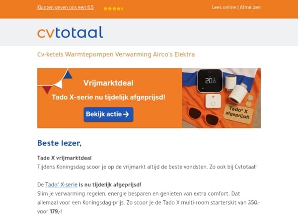 Tado X nu afgeprijsd!