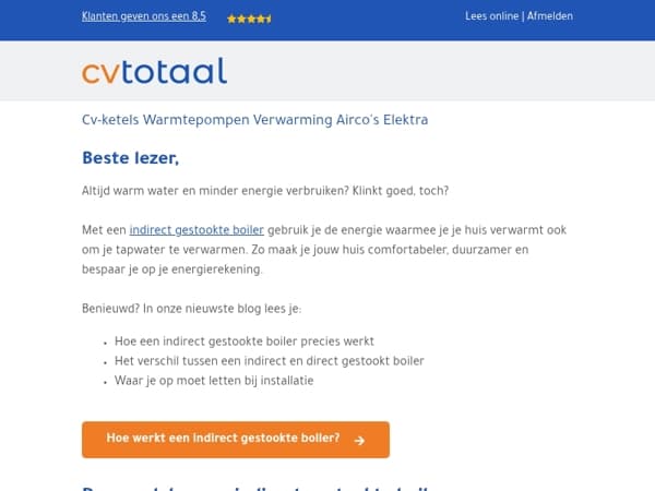 Ontdek alles over indirect gestookte boilers ♨️