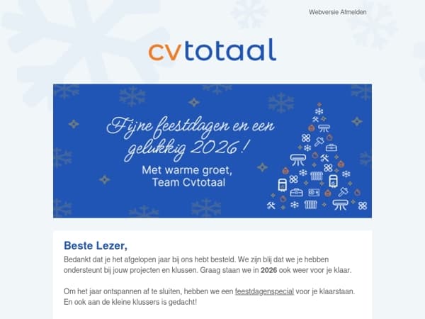Mis onze feestelijke verrassing niet!
