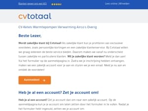 Meld je nu aan als zakelijke klant