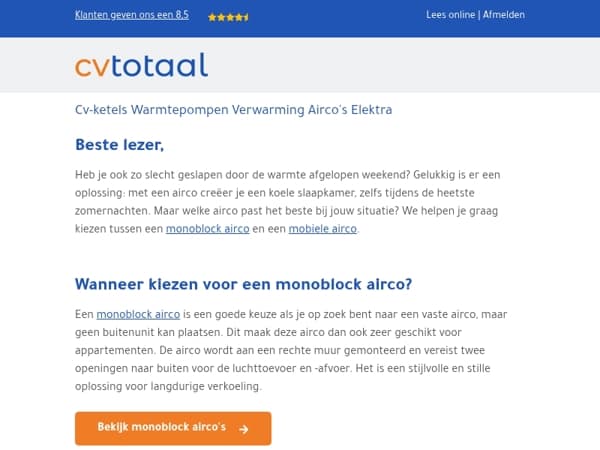 Warme nachten? Tijd voor verkoeling!