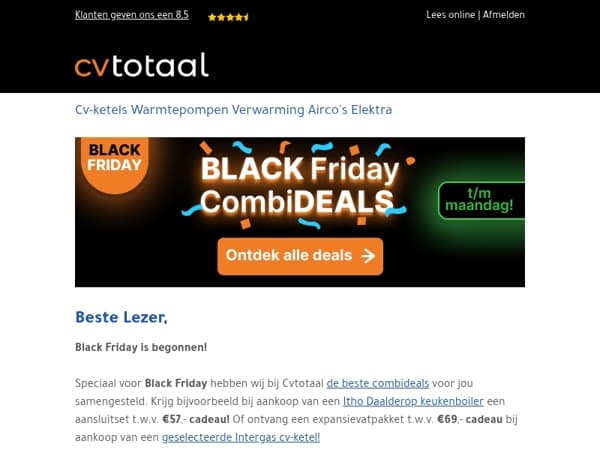 Black Friday is begonnen🎉