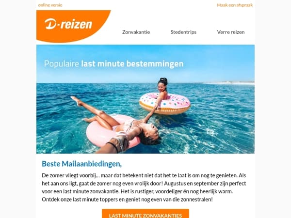 De zomer is nog niet voorbij!