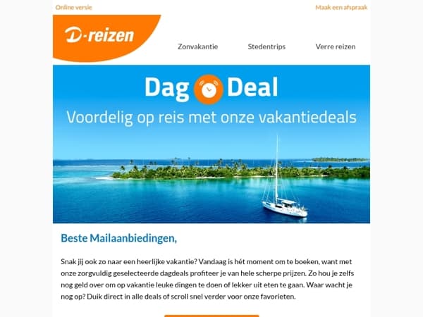 Grijp je kans: betaalbare zonvakanties!