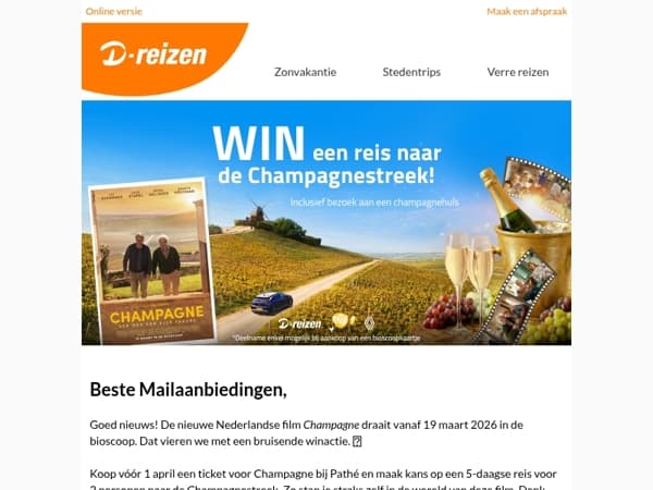 TEST: Win een reis naar de Champagnestreek 🍾