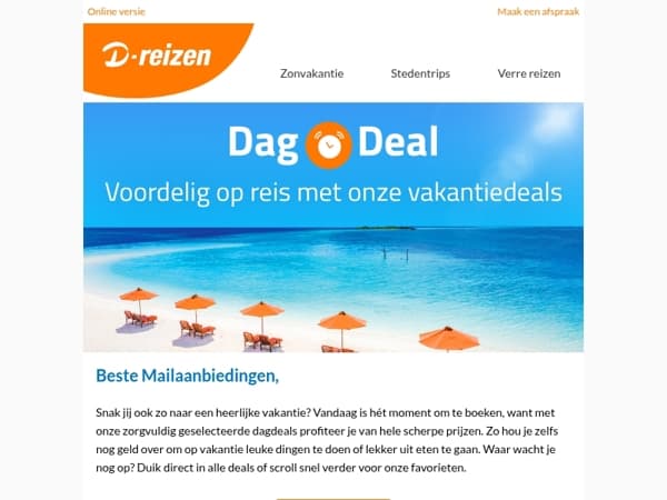 Grijp je kans: betaalbare zonvakanties!