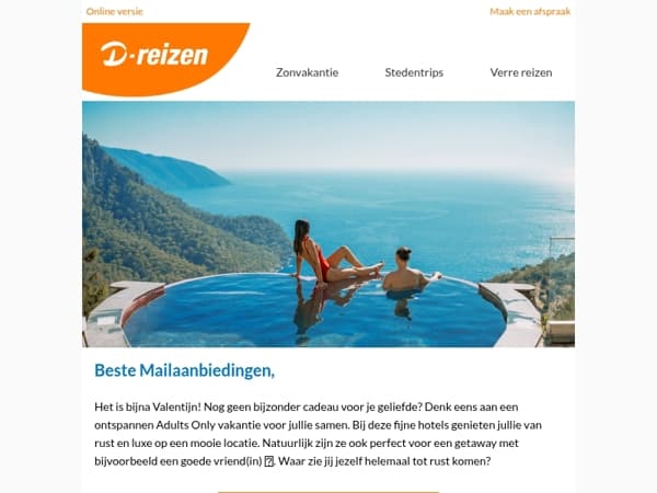 💞 Valentijn special: romantische hotels voor 2!