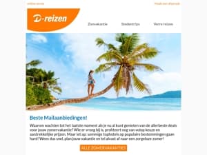 Vroegboeken voor de zomervakantie?