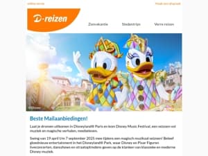 Het nieuwe seizoen Disney Music Festival in Disneyland® Paris wil je niet missen