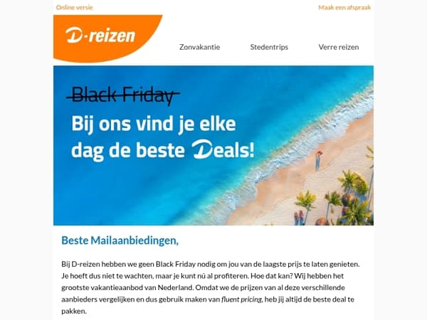 Black Friday? Elke dag de beste deals!