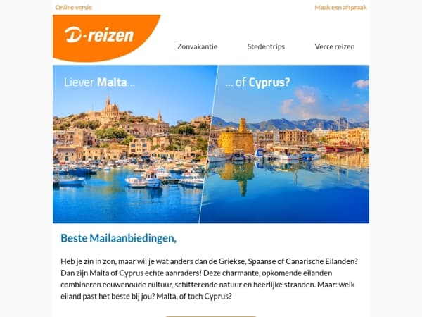 Malta of Cyprus: welk eiland kies jij?