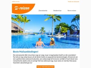 Al nagedacht over de meivakantie?