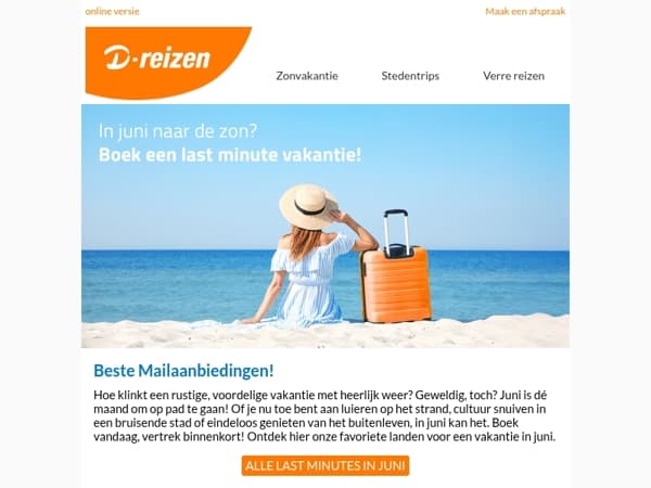 De zon roept! Waar ga jij heen in juni?