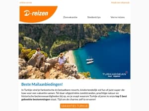 Mailaanbiedingen, Turkije wacht op je!