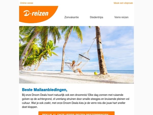 Vind de verre reis die bij je past met D-reizen