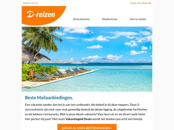 ⭐ 5-sterren zomervakanties die je niet wilt missen.