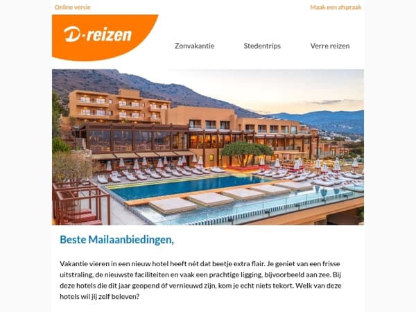 Mailaanbiedingen, staan deze hotels al op jouw radar?