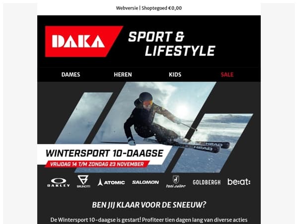 De Wintersport 10-daagse is begonnen!❄️