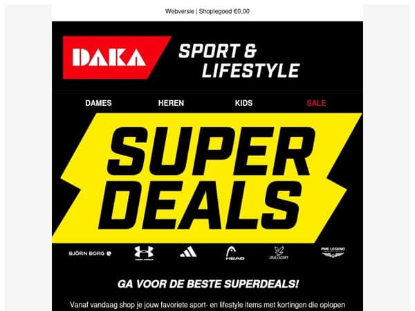 De Superdeals zijn er weer! Shop met kortingen tot 50%!