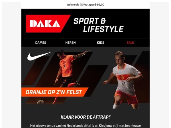 Ga voor Oranje 🧡 Het nieuwe tenue is nu verkrijgbaar!