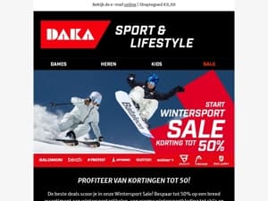 Wintersport Sale | Kortingen tot 50%