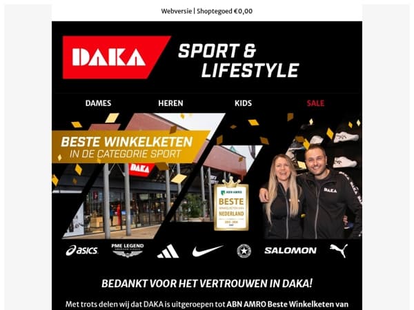 🎉 20% korting voor jou | DAKA wint publieksprijs