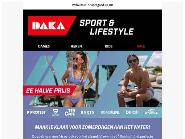 🏖️ Summer Sale extra: 2e artikel voor de halve prijs!
