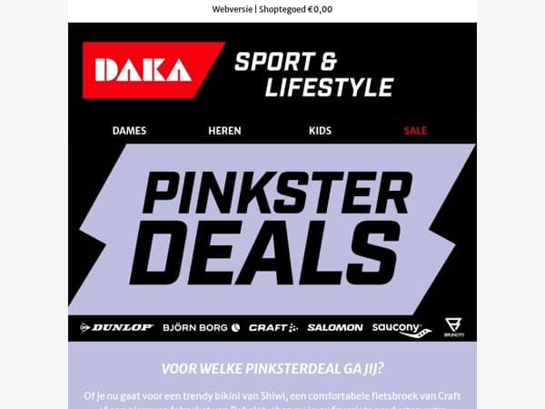 Ontdek onze Pinksterdeals! | Scoor jouw favorieten dit weekend!