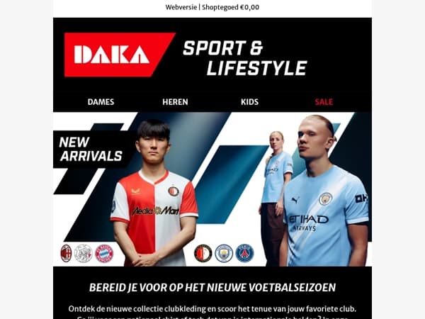 Nu binnen: voetbaltenues '25/'26 | Ontdek de nieuwste clubkleding ⚽