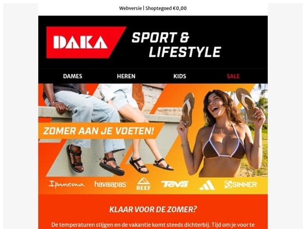 Zin in de zomer? Ontdek jouw nieuwe slippers & sandalen ☀️