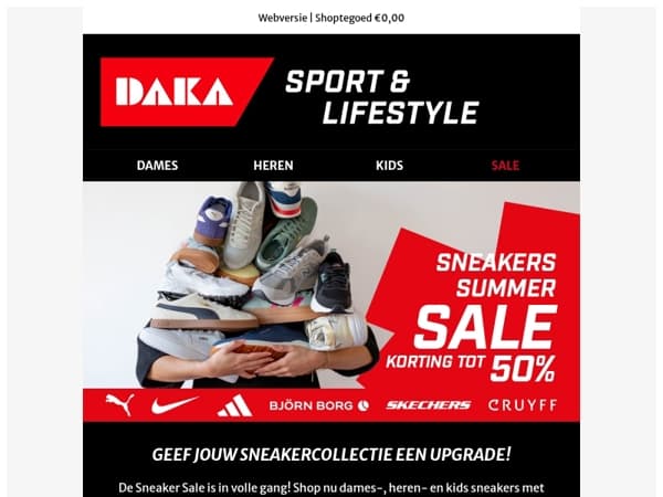 Sneaker Summer Sale 👟 | Korting tot 50%