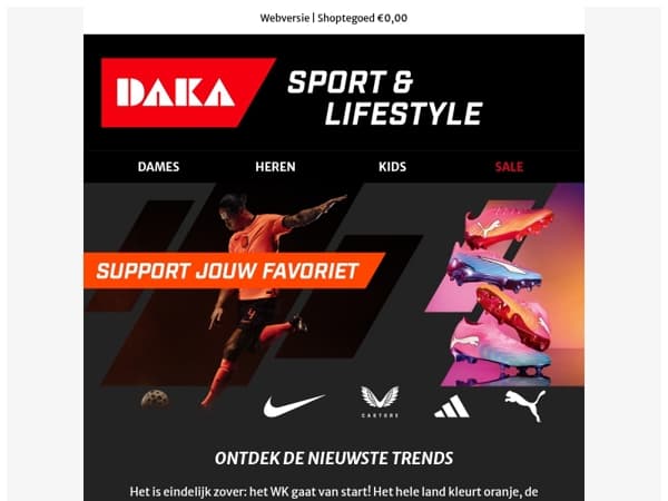 ⚽ Het WK barst los! Scoor jouw Oranje-tenue, de nieuwste voetbalschoenen en meer!