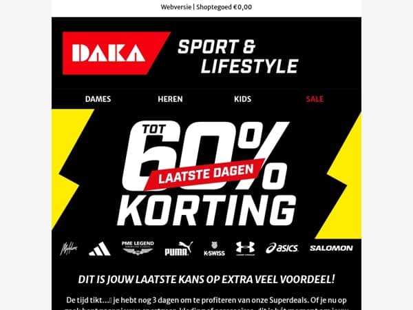 ⏳ Laatste kans! Nog 3 dagen om jouw Superdeals te scoren!