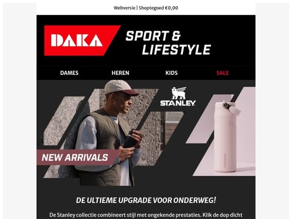 Nieuw bij DAKA: Stanley waterflessen, koffiemugs & tumblers