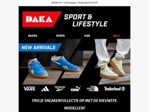 De nieuwste sneakers zijn binnen | Ontdek de trends