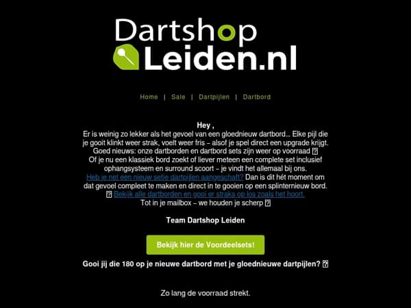 Nieuw dartbord nodig? Ze zijn weer op voorraad!