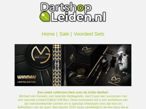 Limited Edition Alert: Michael van Gerwen Gift Box beschikbaar! 🎯