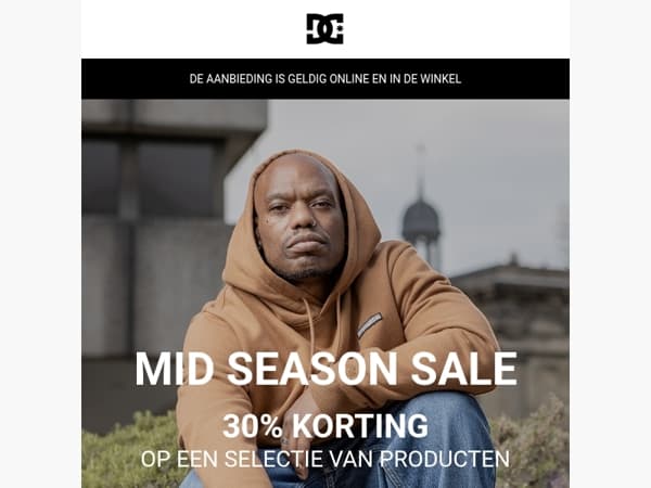 Nu of nooit: de Mid Season Sale eindigt binnenkort!