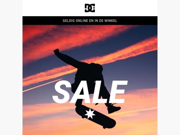 Sale, laatste uren: nog steeds 3 artikelen = 20% korting!