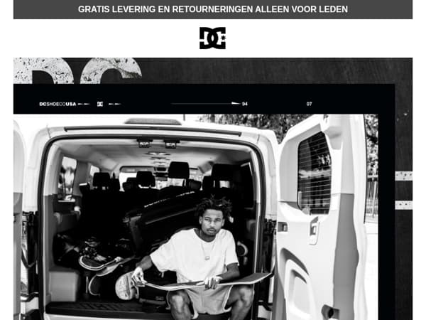 Welkom bij DC Shoes – 15% korting op je volgende bestelling