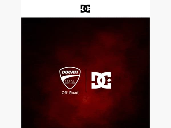 De eerste release van de DC X Ducati-collectie. Mis het niet