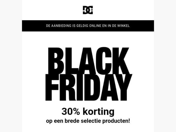 BLACK FRIDAY begint nu! 💥