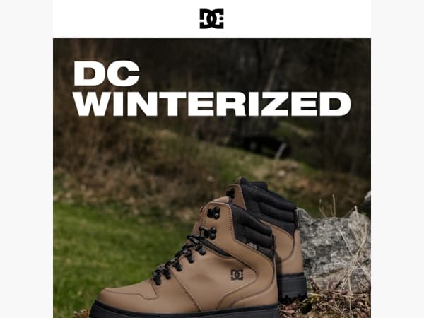 DC Outdoor-laarzen zijn gemaakt om de elementen te trotseren.