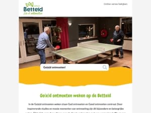 Ontdek onze Go(e)d Ontmoeten weken!