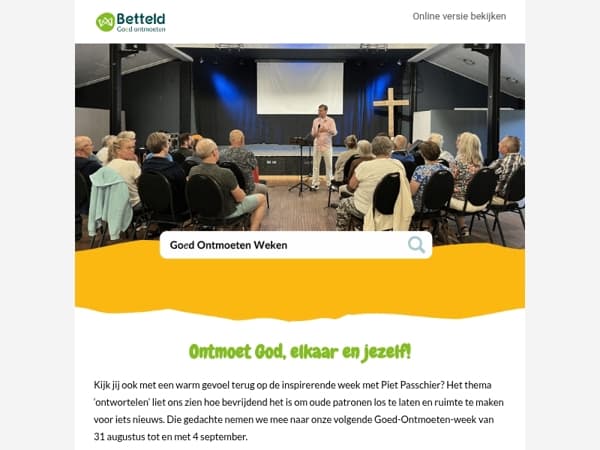 Go(e)d Ontmoeten met Johan Schep