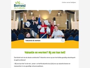 Vakantie & werken? Kan bij ons! 🧼 🧽