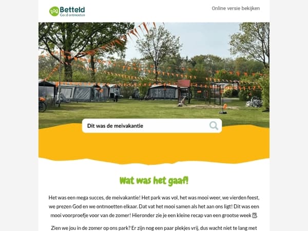 Dit was de meivakantie!